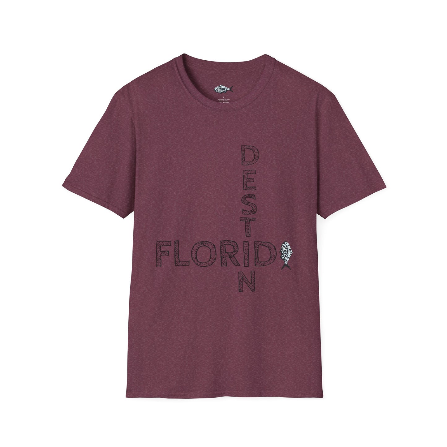 Destin Florida Unisex Softstyle T-Shirt - Casual Beachwear for Ocean Lovers
