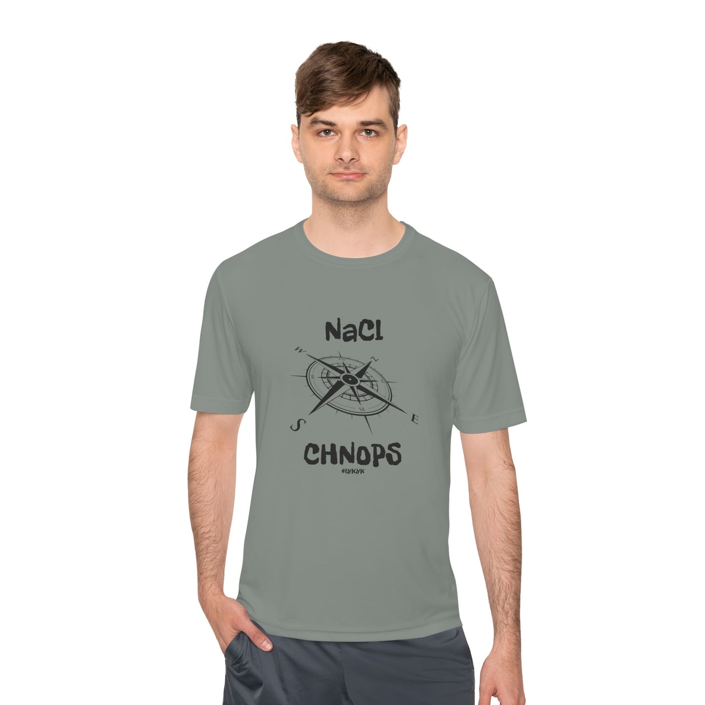 "SALT LIFE" Unisex Moisture Wicking Tee - Science and Adventure Awaits Compass Design