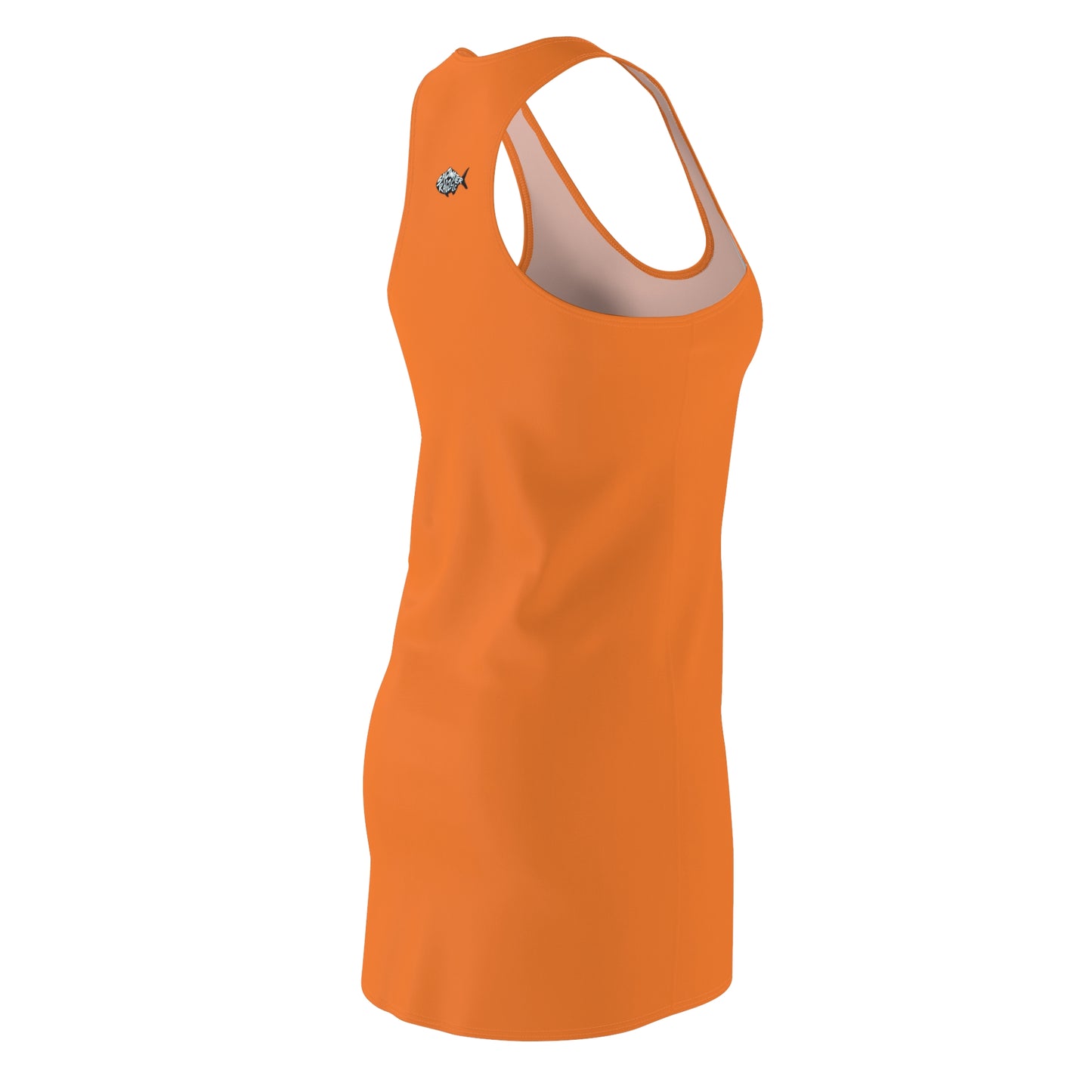 Whimsical Flamingo Design Racerback Dress for Women - Perfect for Beach Days & Summer Celebrations