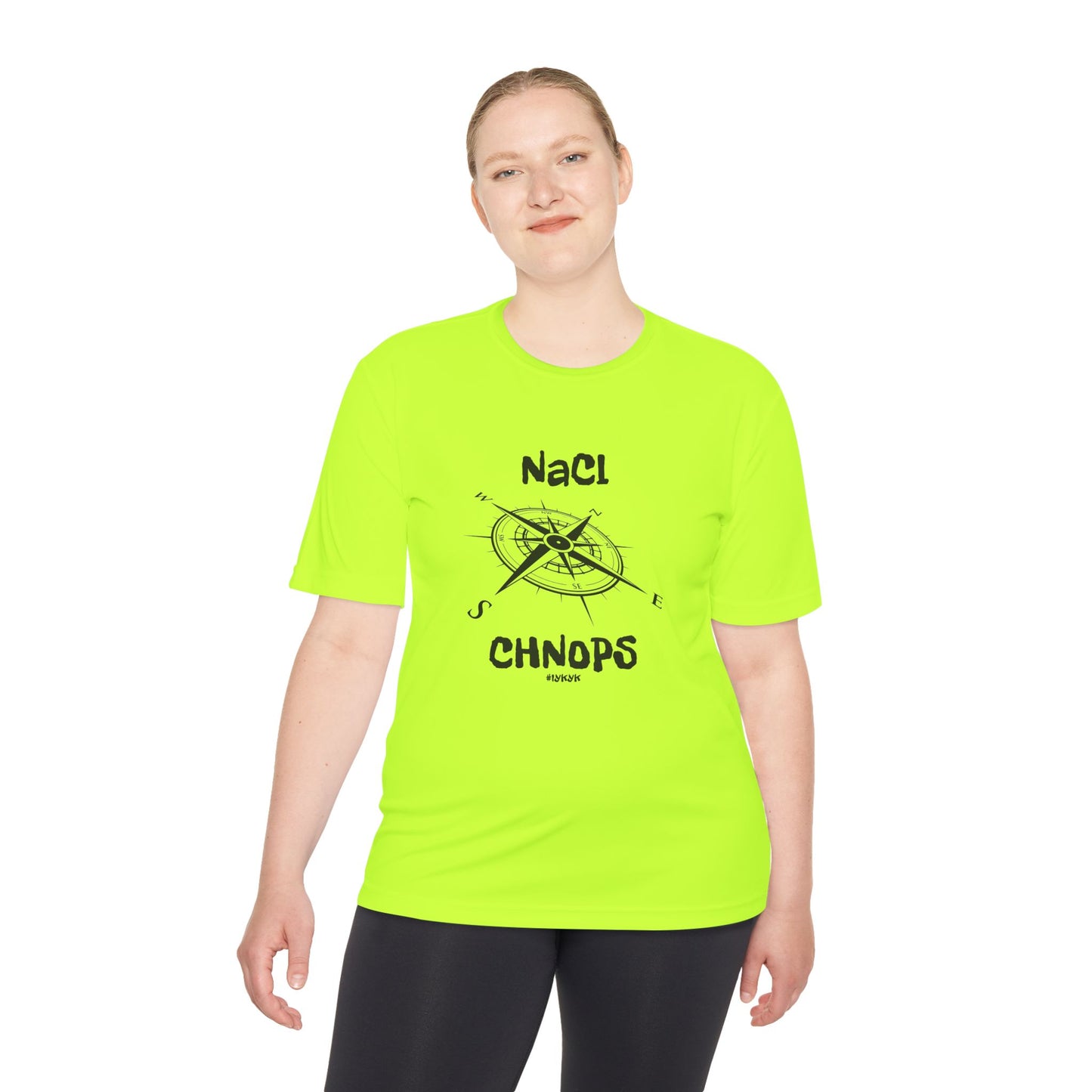 "SALT LIFE" Unisex Moisture Wicking Tee - Science and Adventure Awaits Compass Design