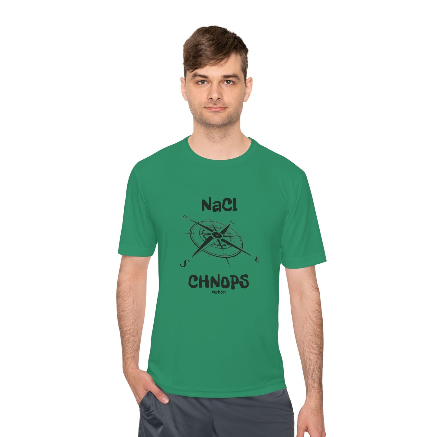 "SALT LIFE" Unisex Moisture Wicking Tee - Science and Adventure Awaits Compass Design