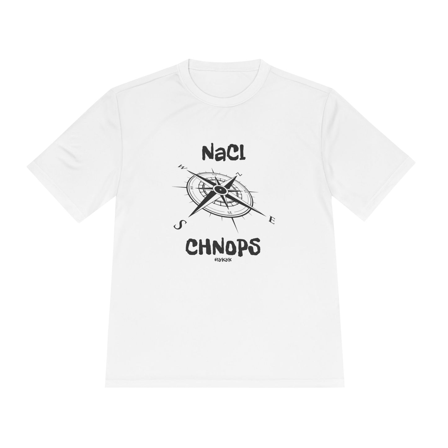 "SALT LIFE" Unisex Moisture Wicking Tee - Science and Adventure Awaits Compass Design