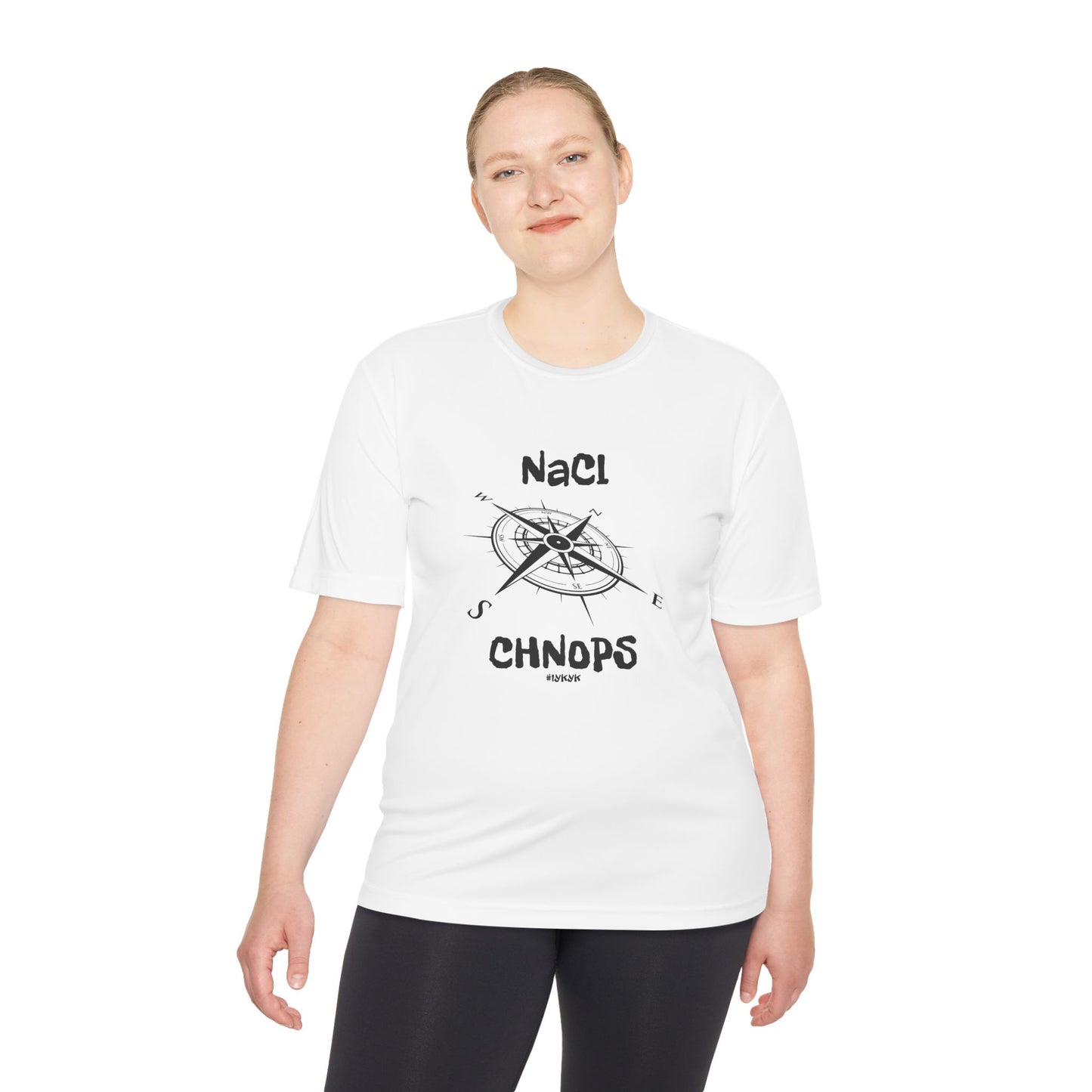 "SALT LIFE" Unisex Moisture Wicking Tee - Science and Adventure Awaits Compass Design