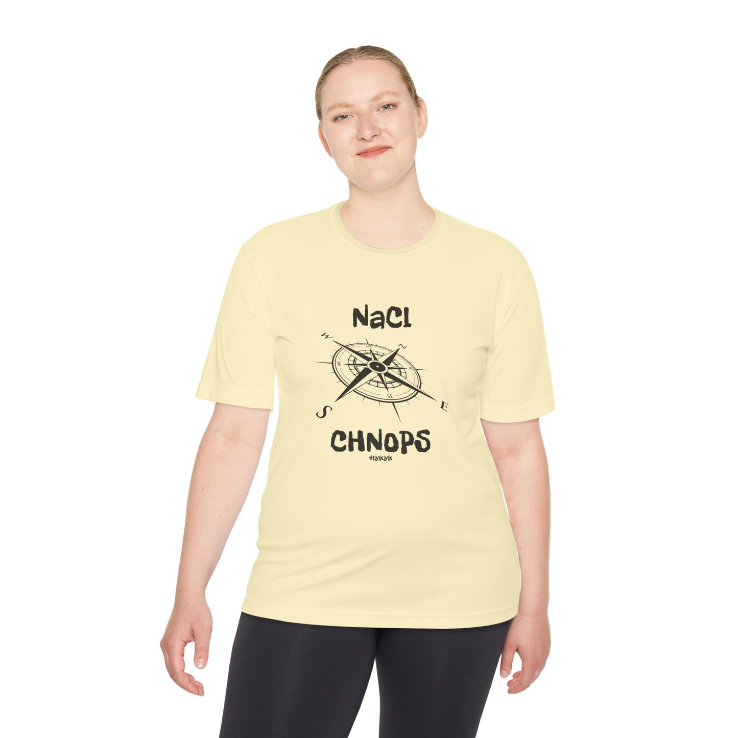 "SALT LIFE" Unisex Moisture Wicking Tee - Science and Adventure Awaits Compass Design