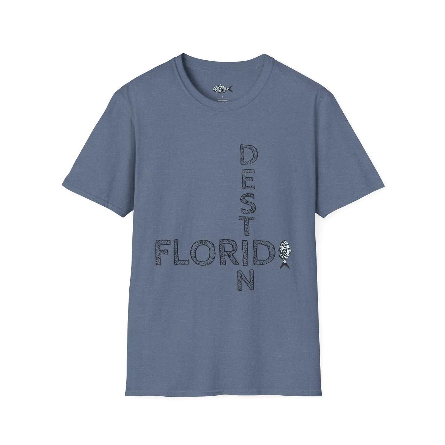 Destin Florida Unisex Softstyle T-Shirt - Casual Beachwear for Ocean Lovers