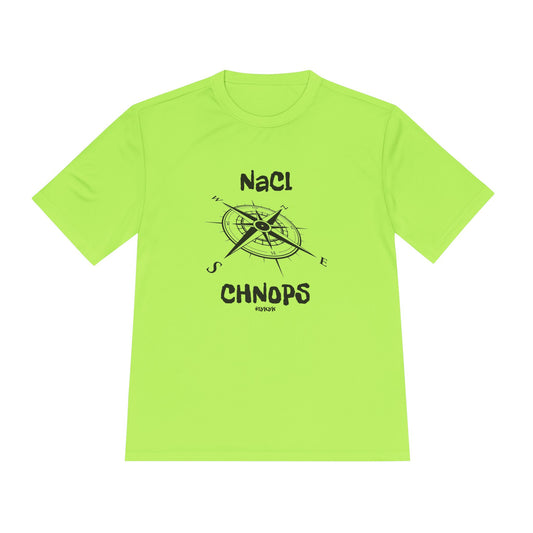 "SALT LIFE" Unisex Moisture Wicking Tee - Science and Adventure Awaits Compass Design