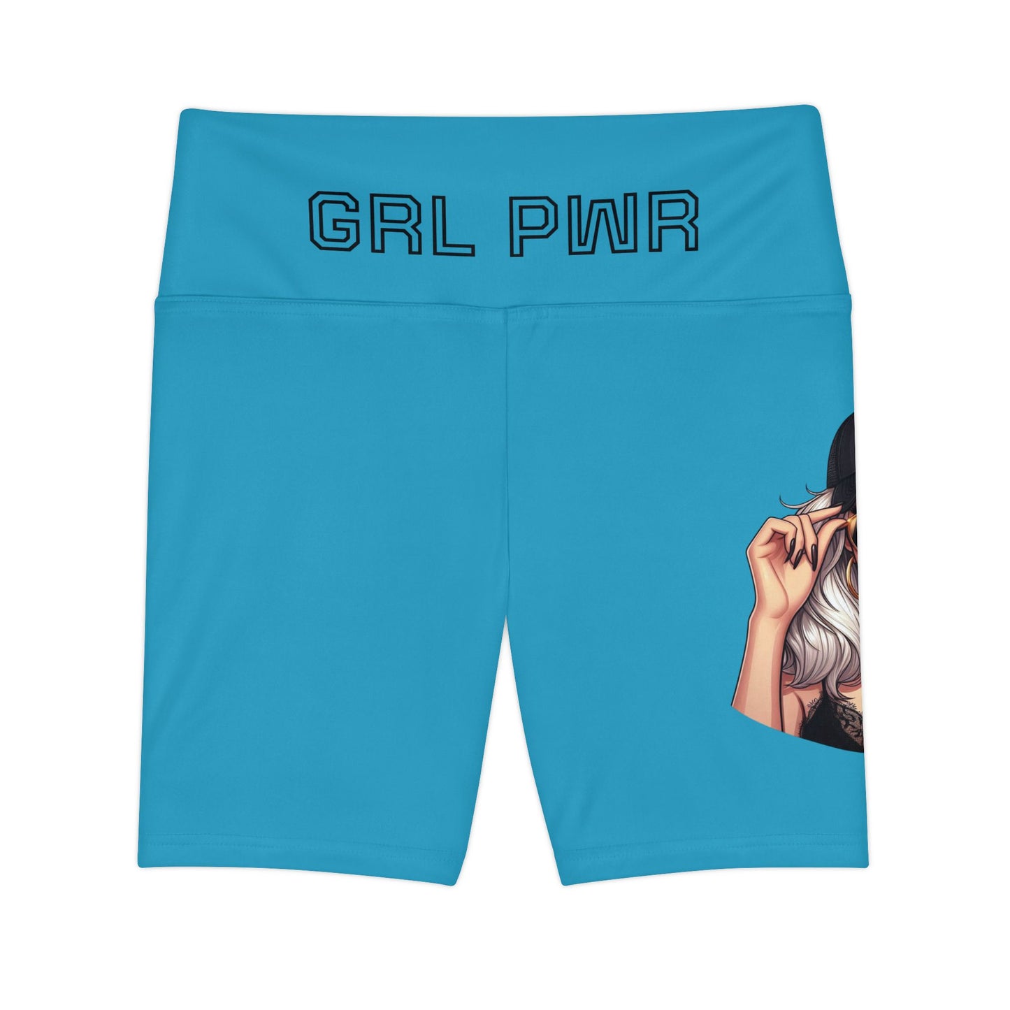 Empowering Women's Workout Shorts | GRL PWR Design | Athletic Comfort