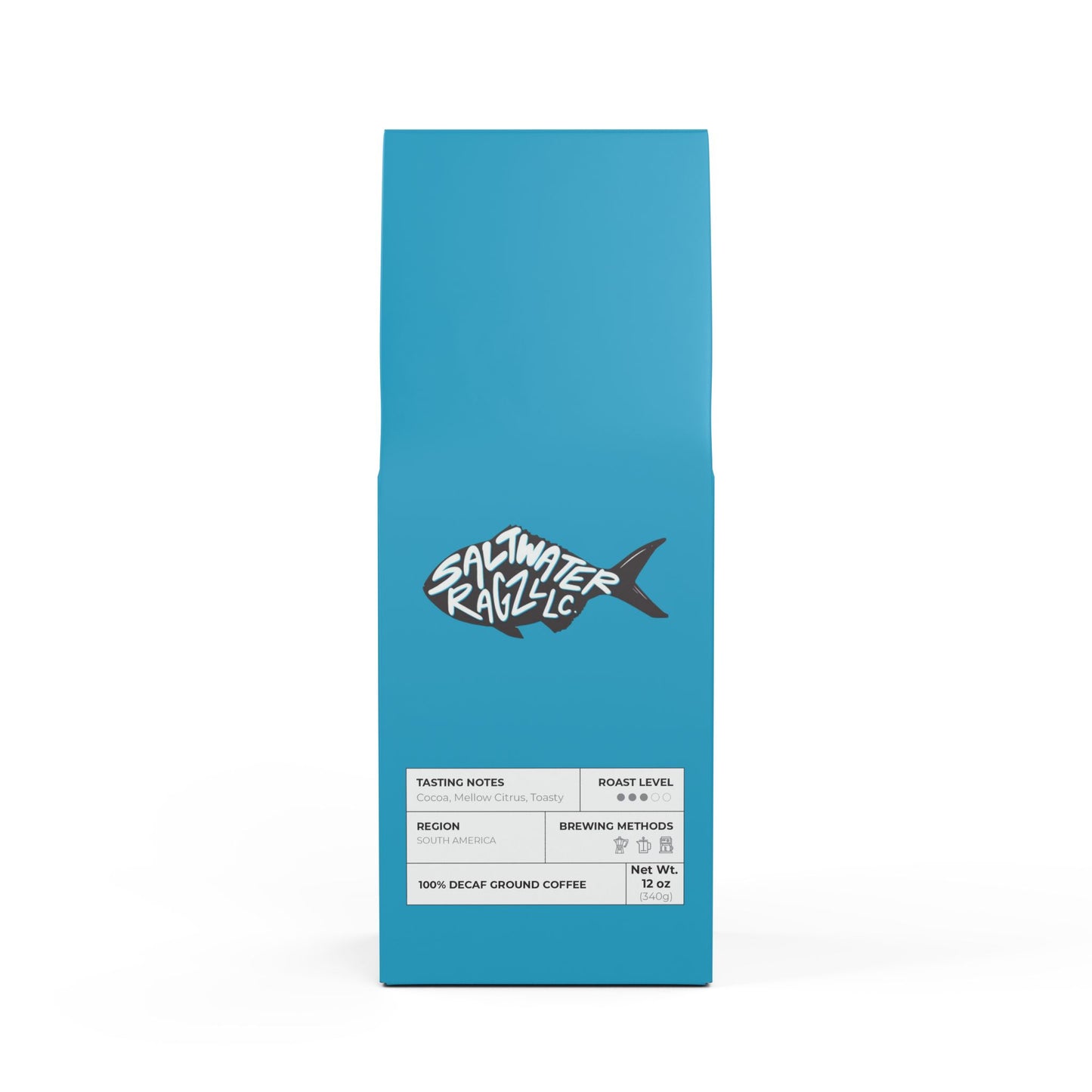 Trapper Peak Decaf Coffee Blend (Medium Roast) "For the avid beachgoer that has everything!"