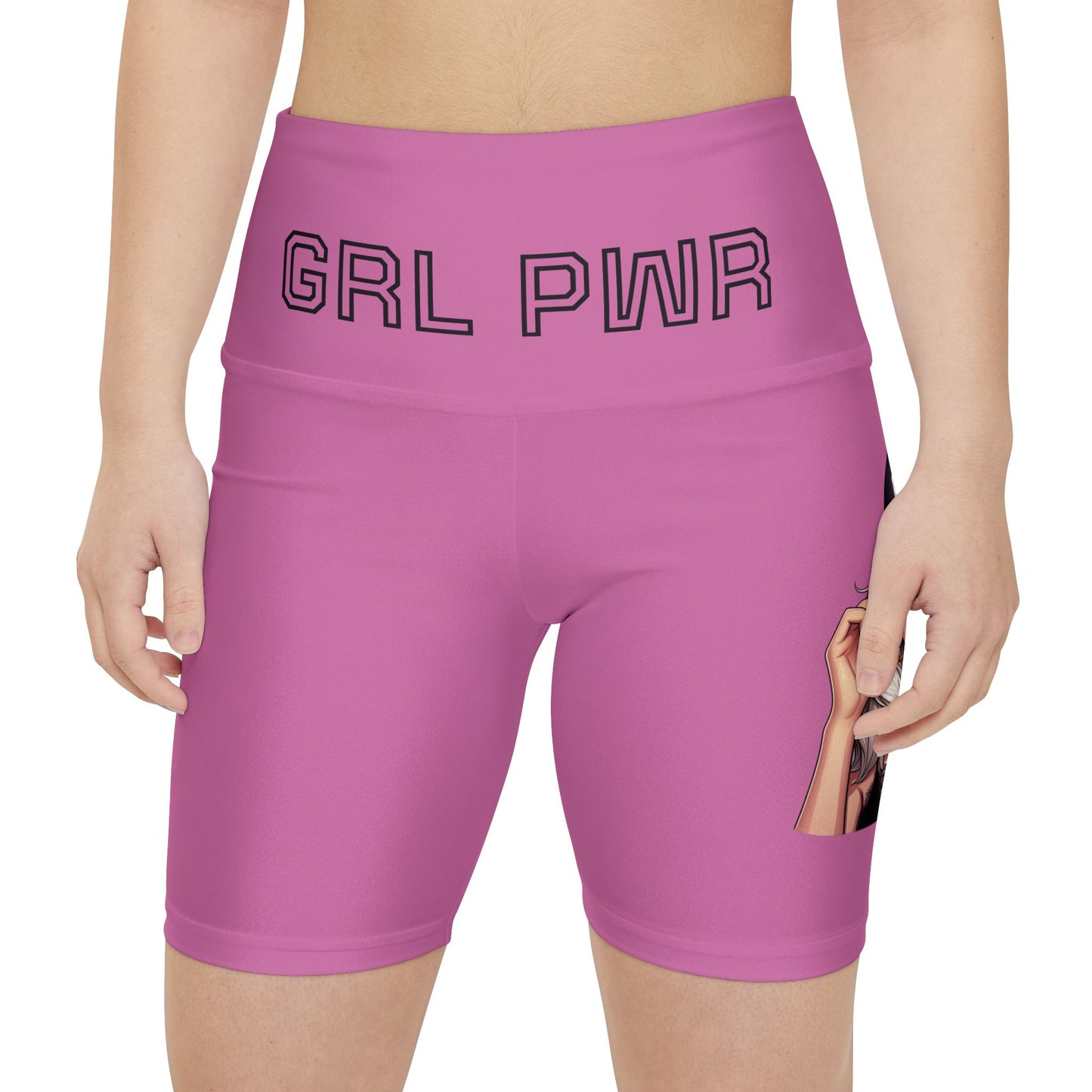 Empowering Women's Workout Shorts | GRL PWR Design | Athletic Comfort