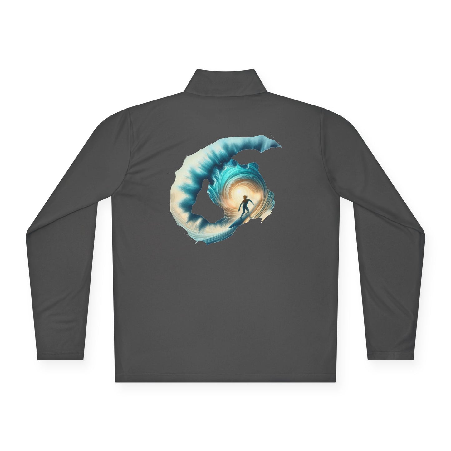 Ocean Adventure Unisex Quarter-Zip Pullover - Perfect for Beach Lovers & Active Lifestyle