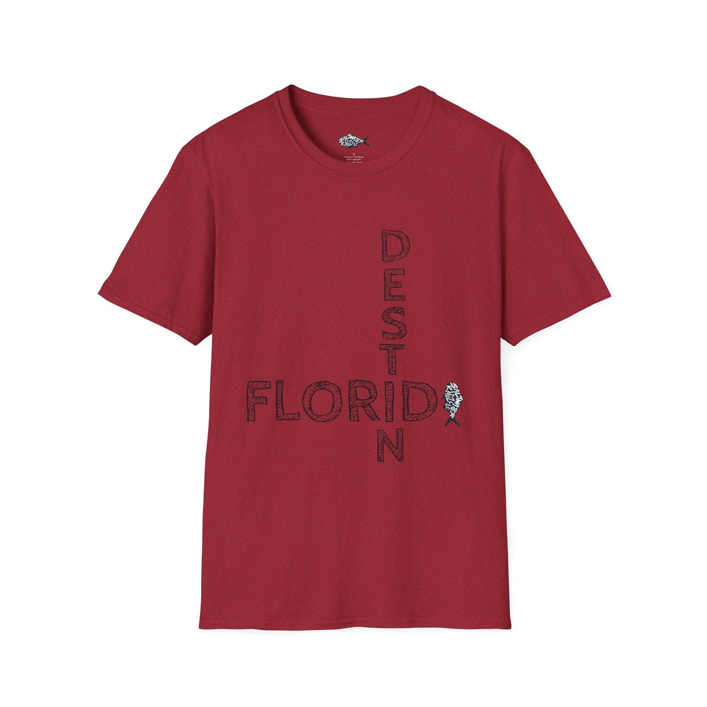 Destin Florida Unisex Softstyle T-Shirt - Casual Beachwear for Ocean Lovers