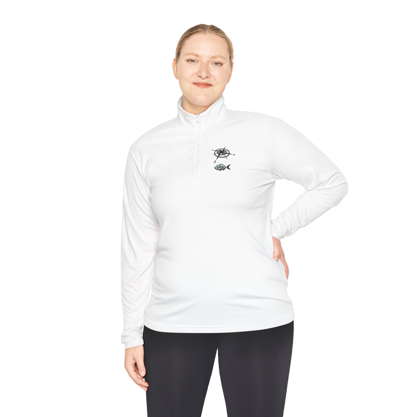Ocean Adventure Unisex Quarter-Zip Pullover - Perfect for Beach Lovers & Active Lifestyle