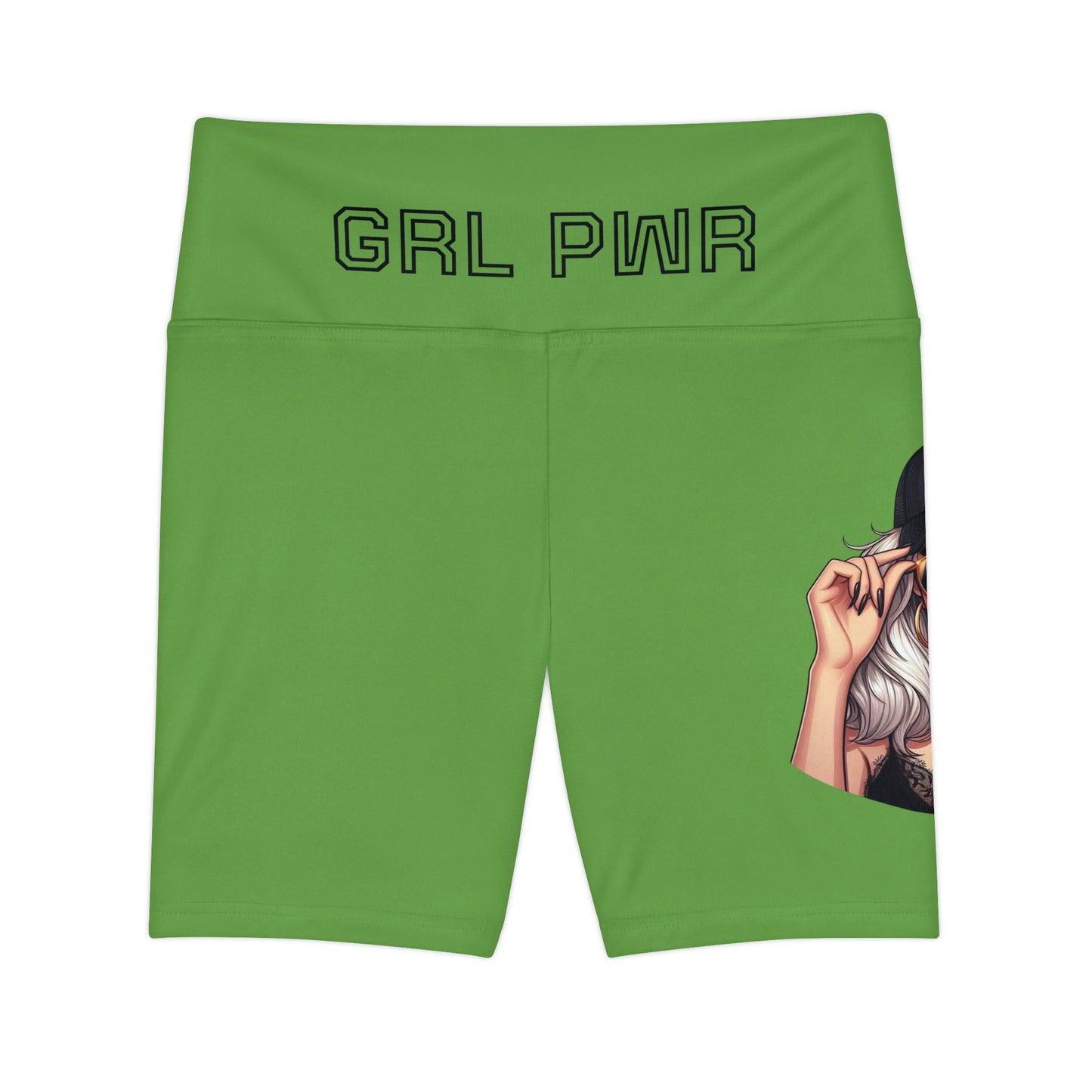 Empowering Women's Workout Shorts | GRL PWR Design | Athletic Comfort