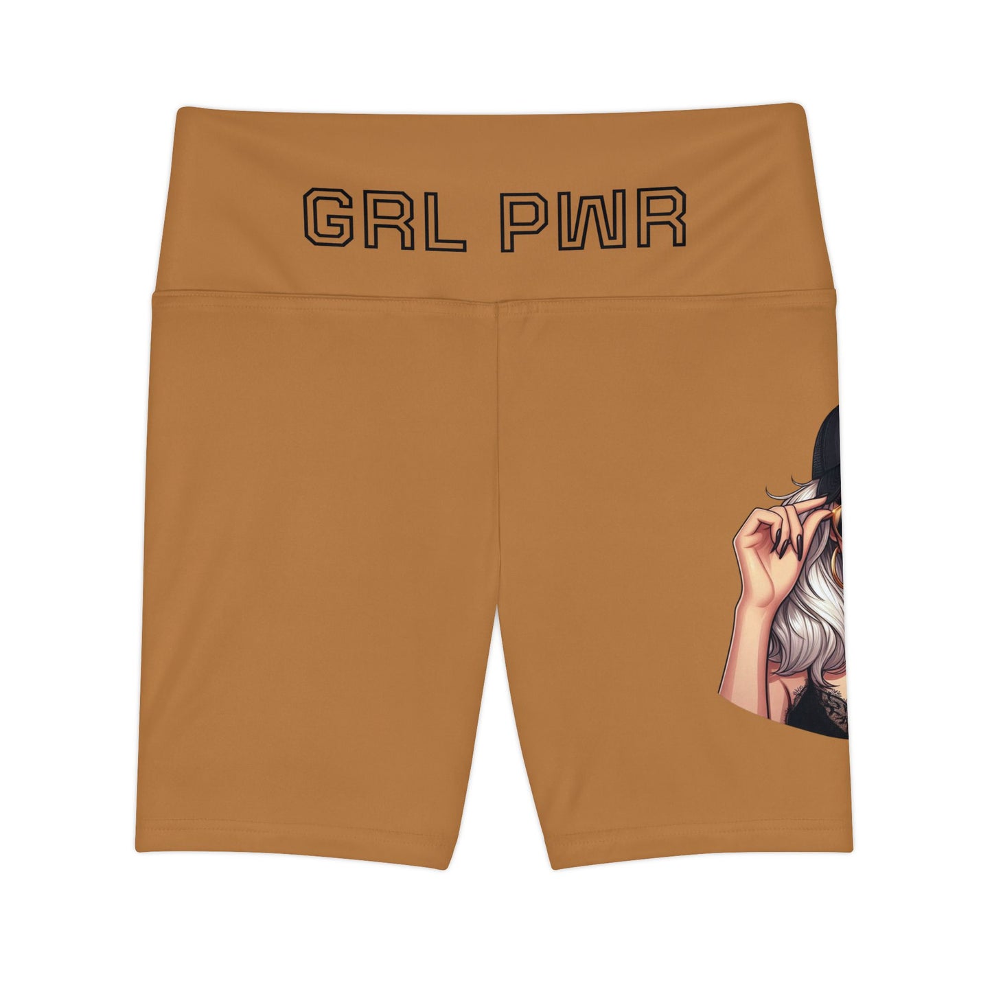 Empowering Women's Workout Shorts | GRL PWR Design | Athletic Comfort