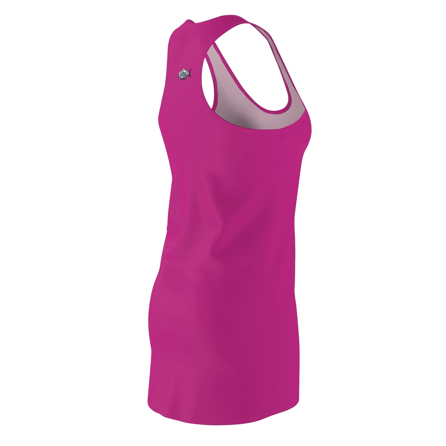 Whimsical Flamingo Design Racerback Dress for Women - Perfect for Beach Days & Summer Celebrations