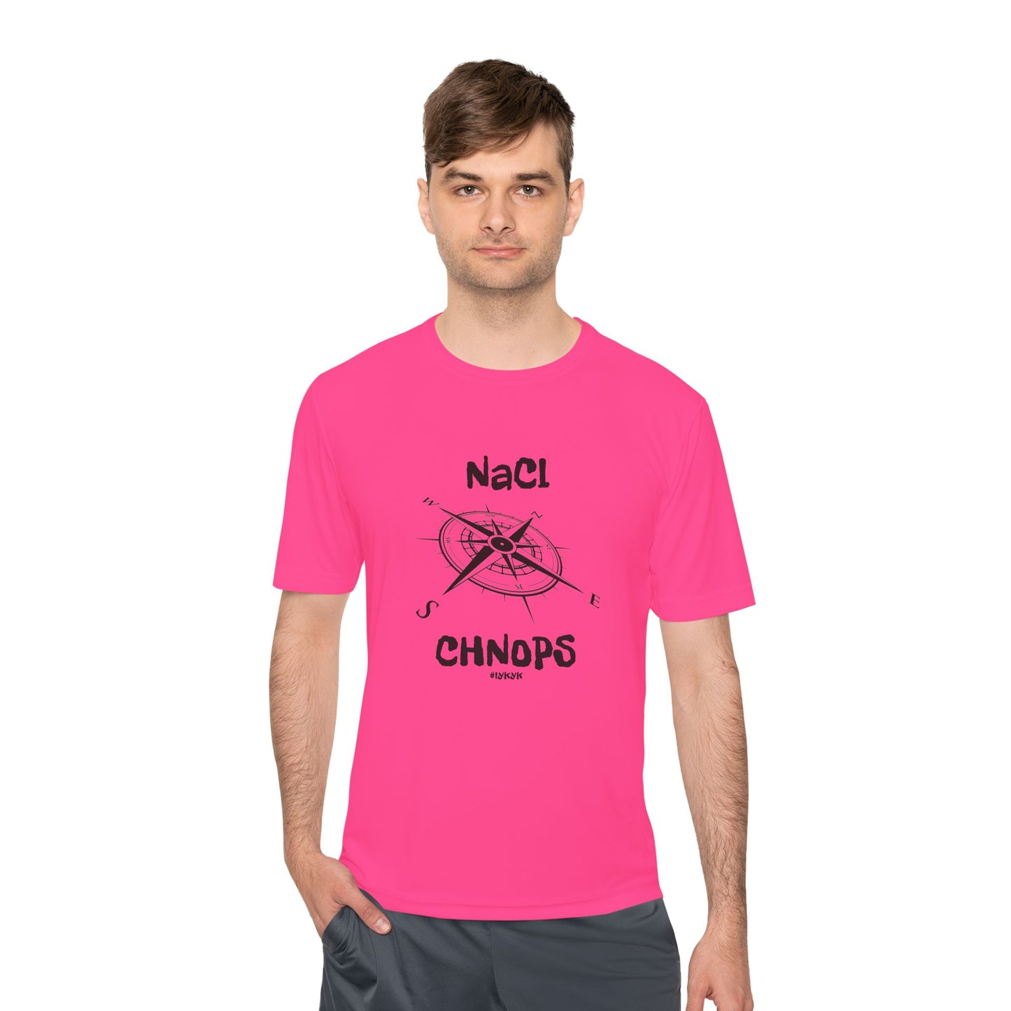 "SALT LIFE" Unisex Moisture Wicking Tee - Science and Adventure Awaits Compass Design