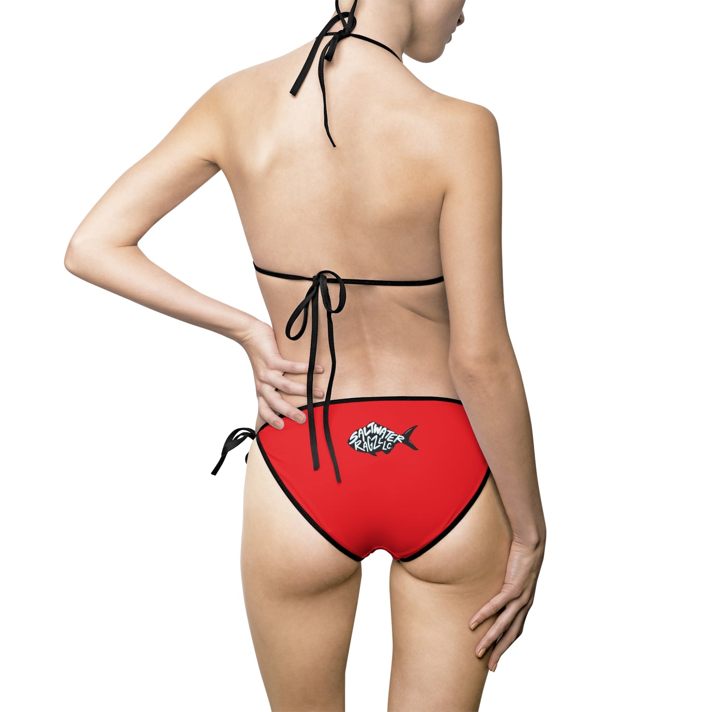 Women's Compass Print Bikini Swimsuit - Perfect for Beach Days & Vacations