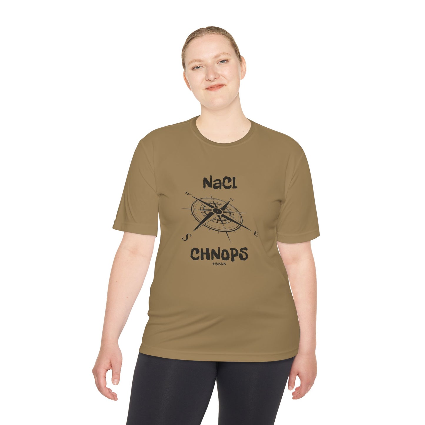 "SALT LIFE" Unisex Moisture Wicking Tee - Science and Adventure Awaits Compass Design
