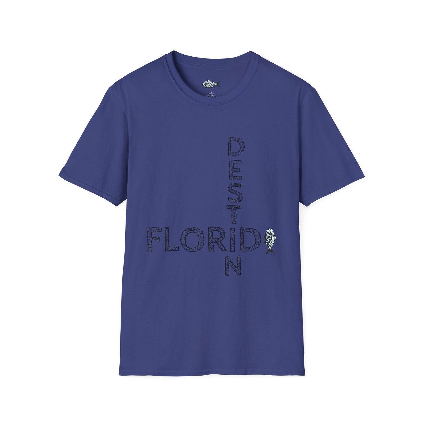 Destin Florida Unisex Softstyle T-Shirt - Casual Beachwear for Ocean Lovers