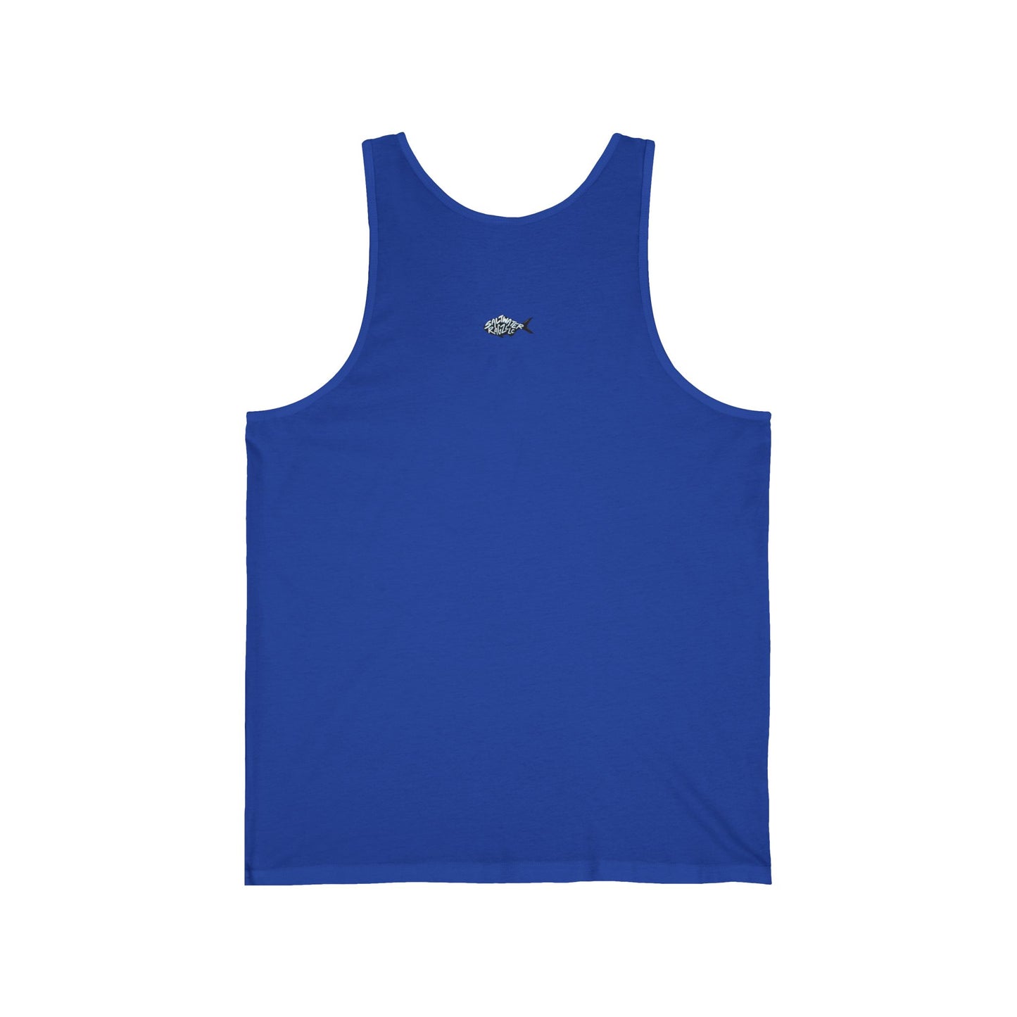 Skeleton Fish Rider Unisex Jersey Tank - Perfect for Beach and Summer Vibes