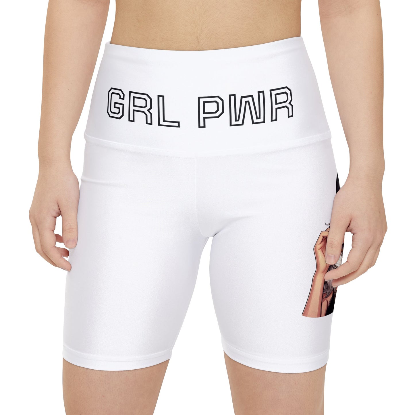 Empowering Women's Workout Shorts | GRL PWR Design | Athletic Comfort
