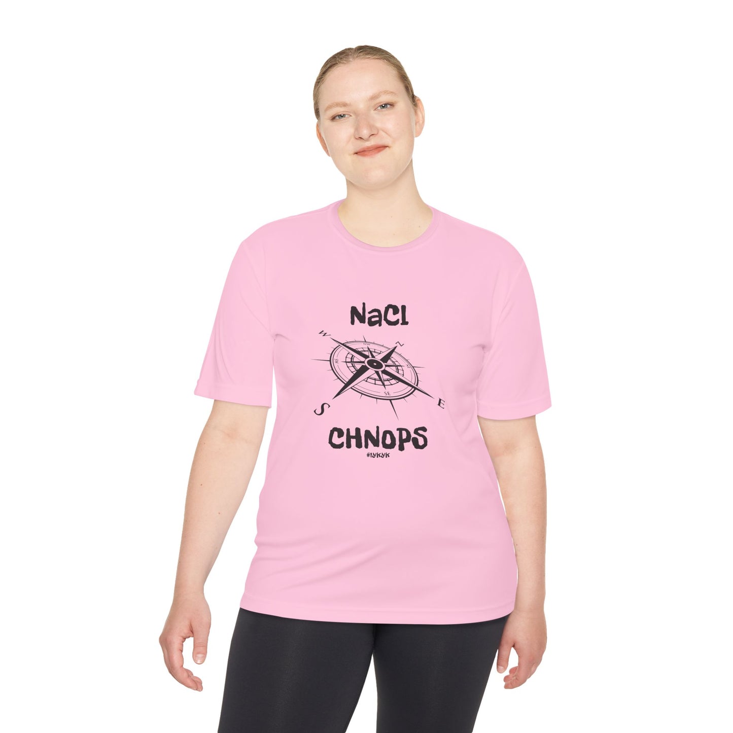 "SALT LIFE" Unisex Moisture Wicking Tee - Science and Adventure Awaits Compass Design