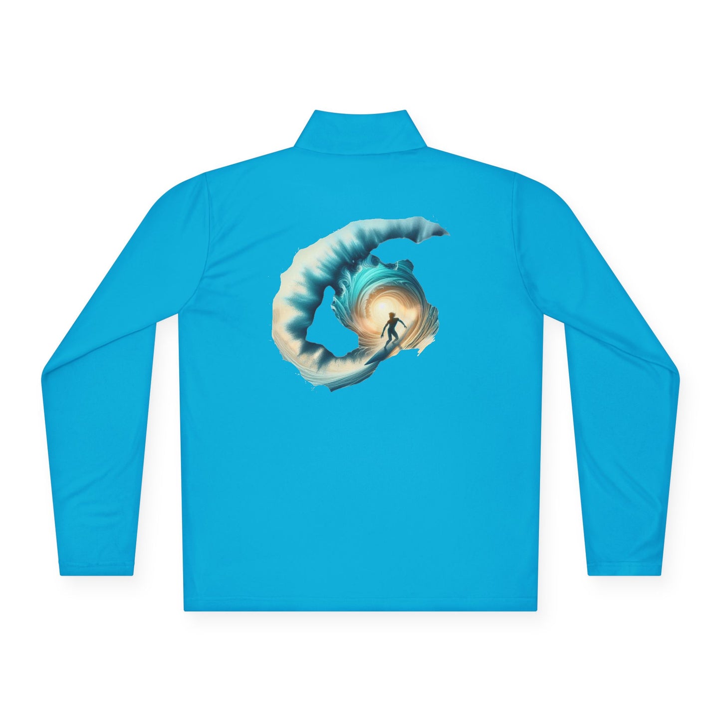 Ocean Adventure Unisex Quarter-Zip Pullover - Perfect for Beach Lovers & Active Lifestyle