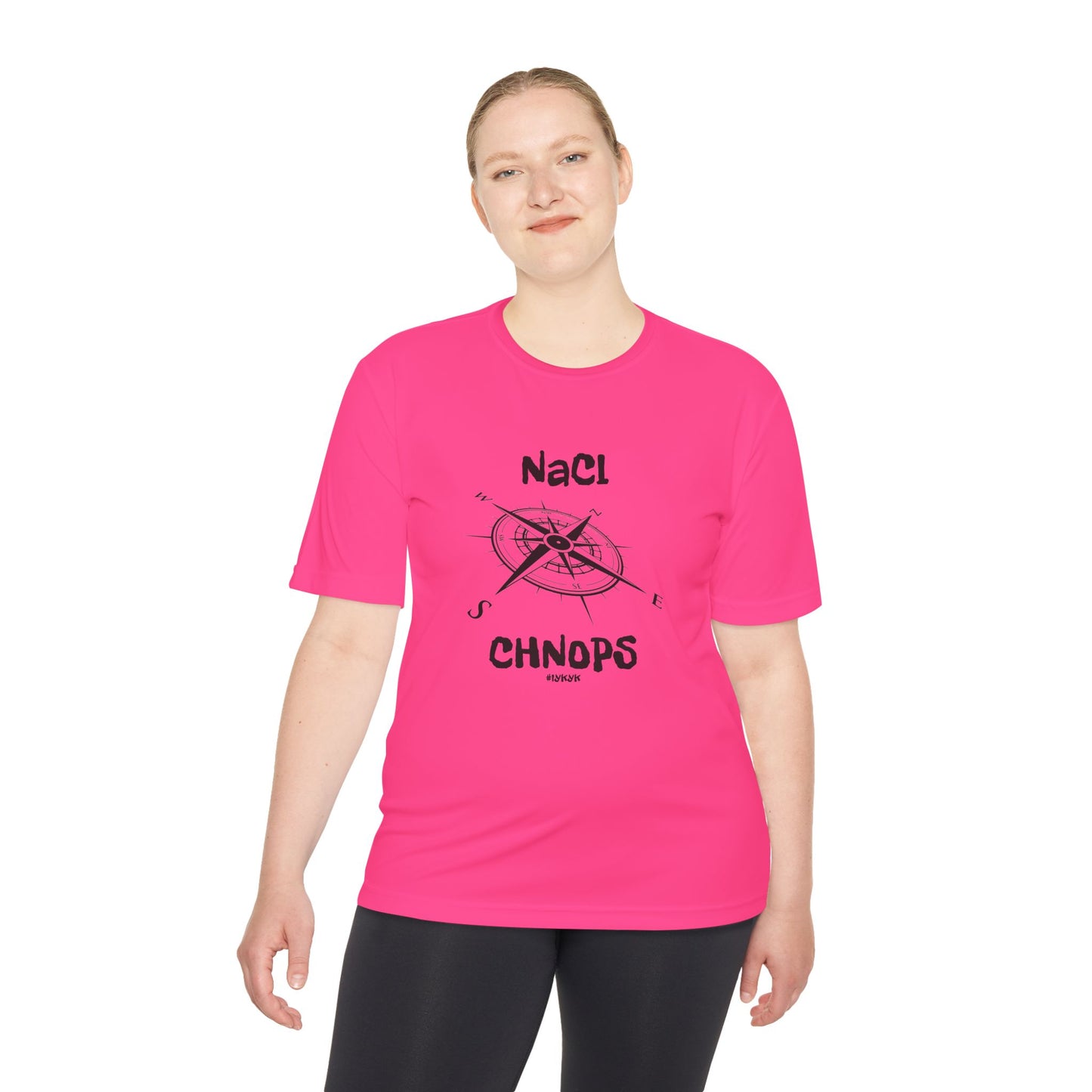 "SALT LIFE" Unisex Moisture Wicking Tee - Science and Adventure Awaits Compass Design