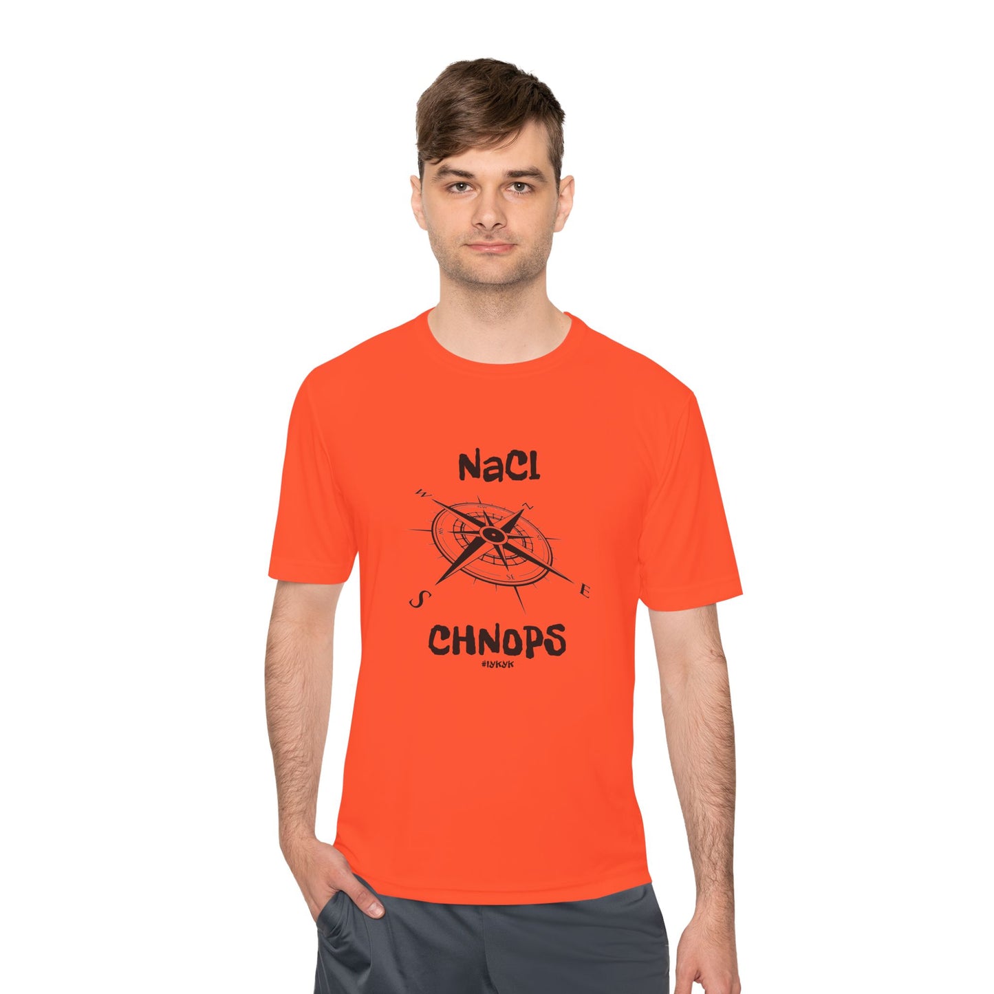 "SALT LIFE" Unisex Moisture Wicking Tee - Science and Adventure Awaits Compass Design