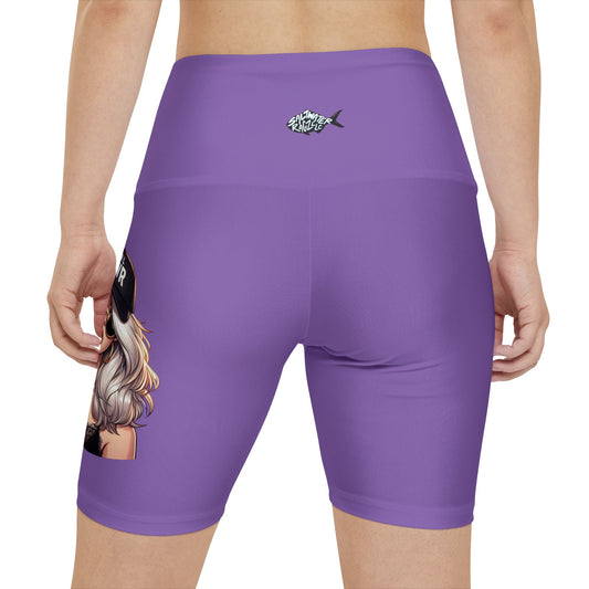 Empowering Women's Workout Shorts | GRL PWR Design | Athletic Comfort