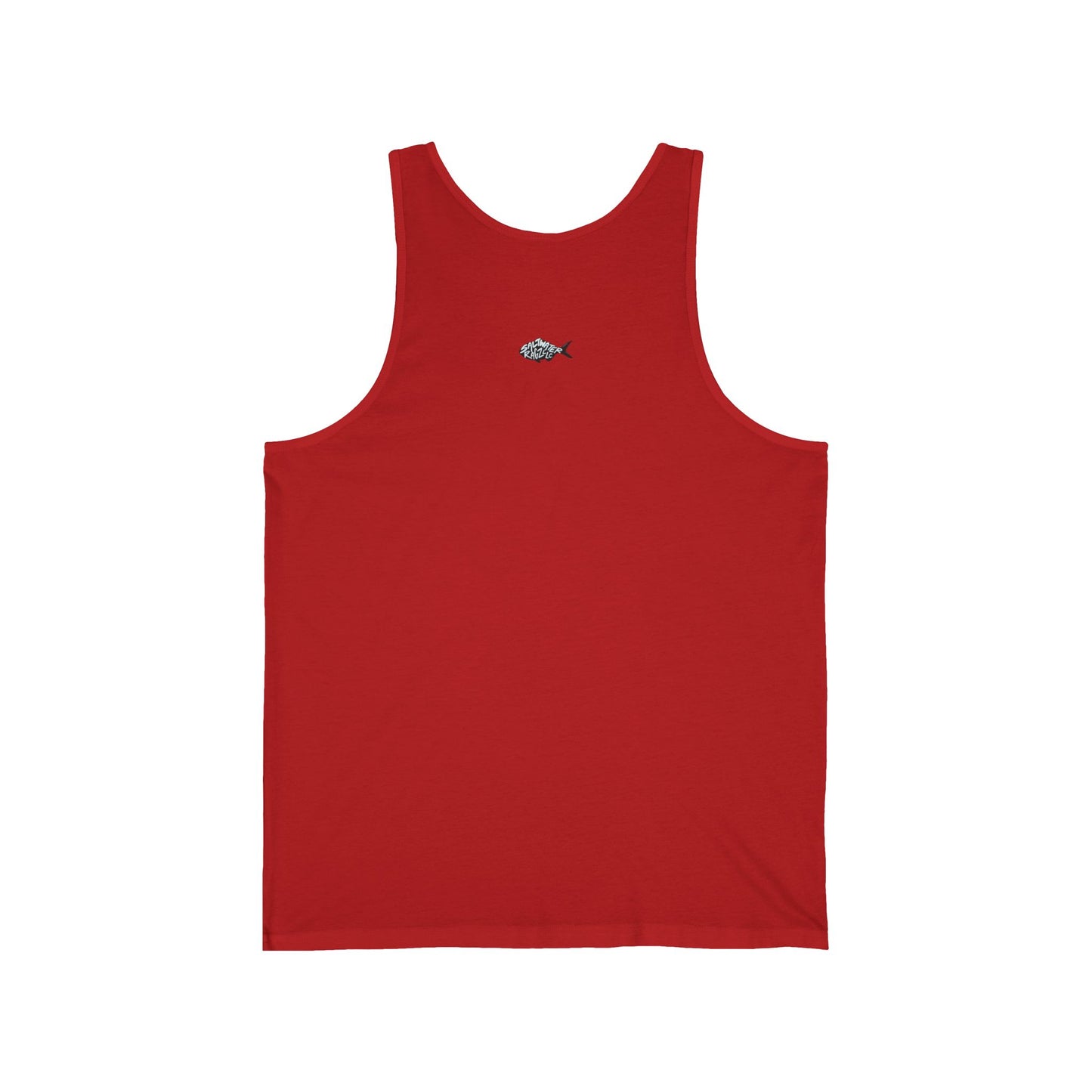 Skeleton Fish Rider Unisex Jersey Tank - Perfect for Beach and Summer Vibes