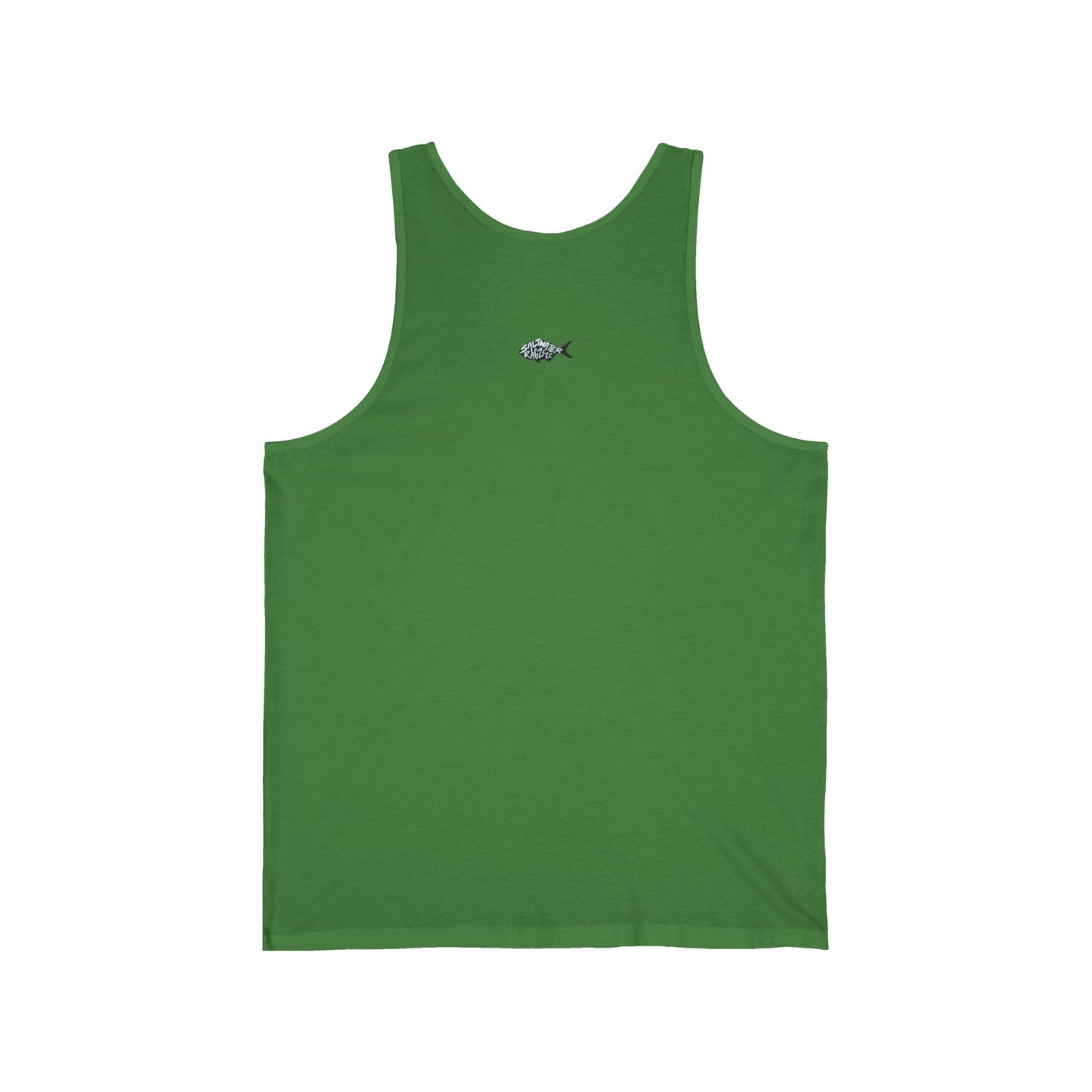 Skeleton Fish Rider Unisex Jersey Tank - Perfect for Beach and Summer Vibes