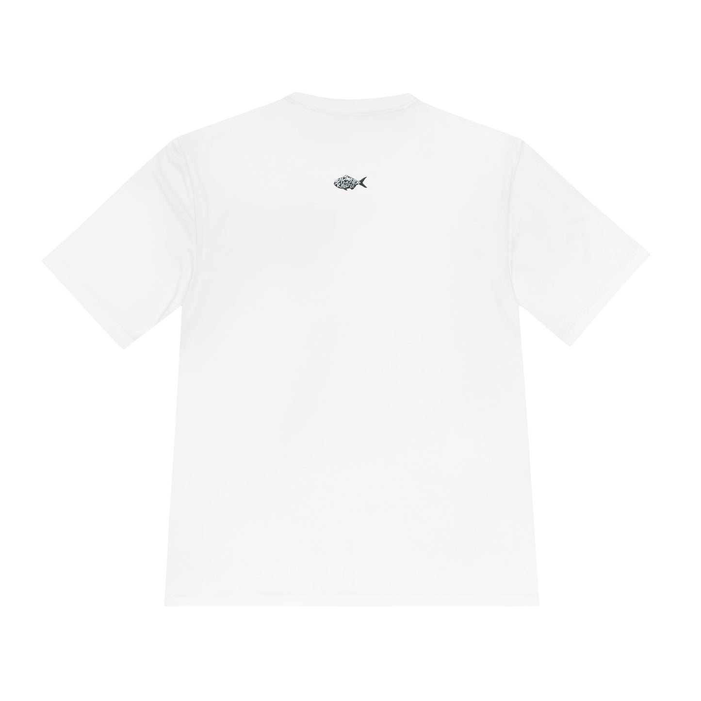 Coastal Adventure Unisex Moisture Wicking Tee - Crab & Fish Design