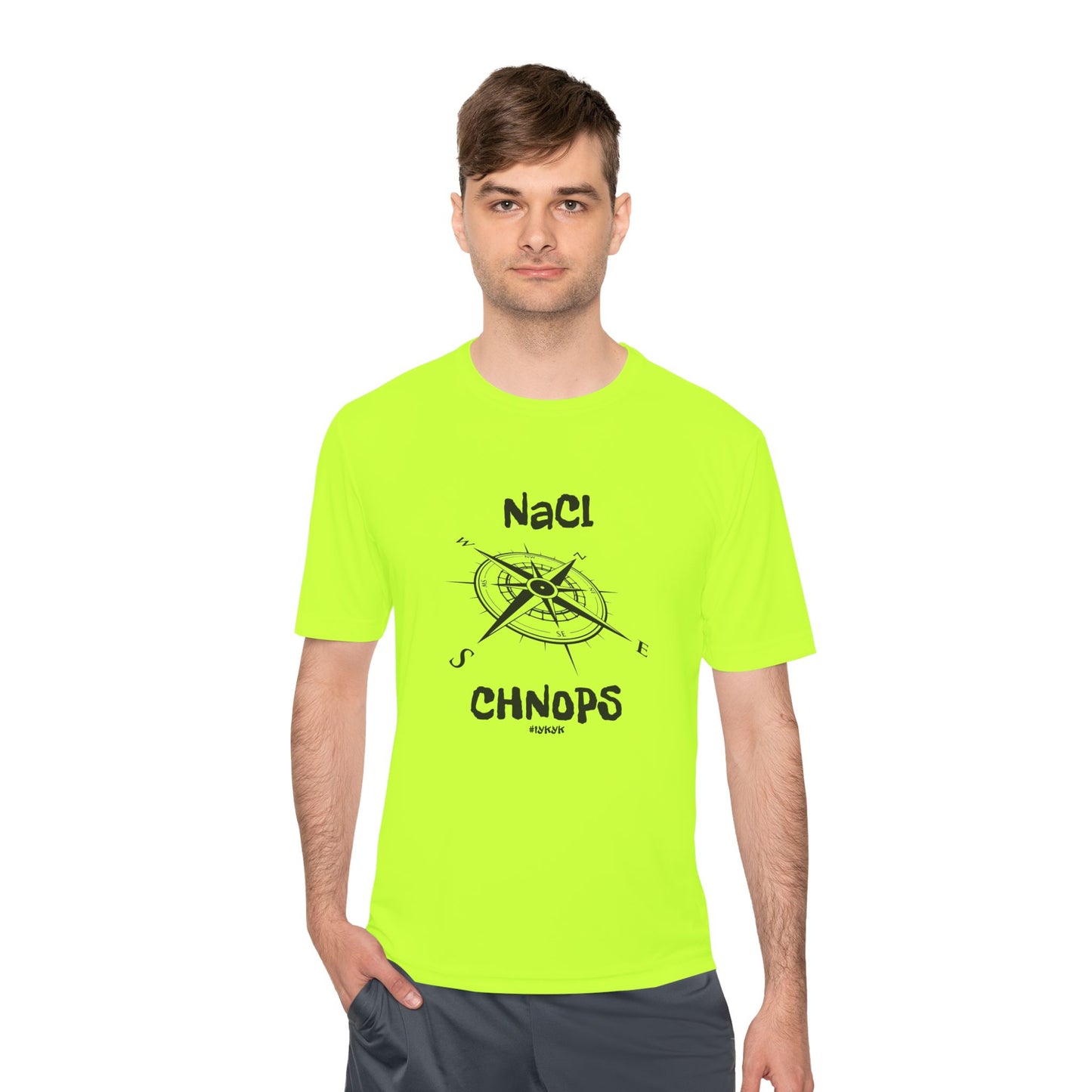 "SALT LIFE" Unisex Moisture Wicking Tee - Science and Adventure Awaits Compass Design