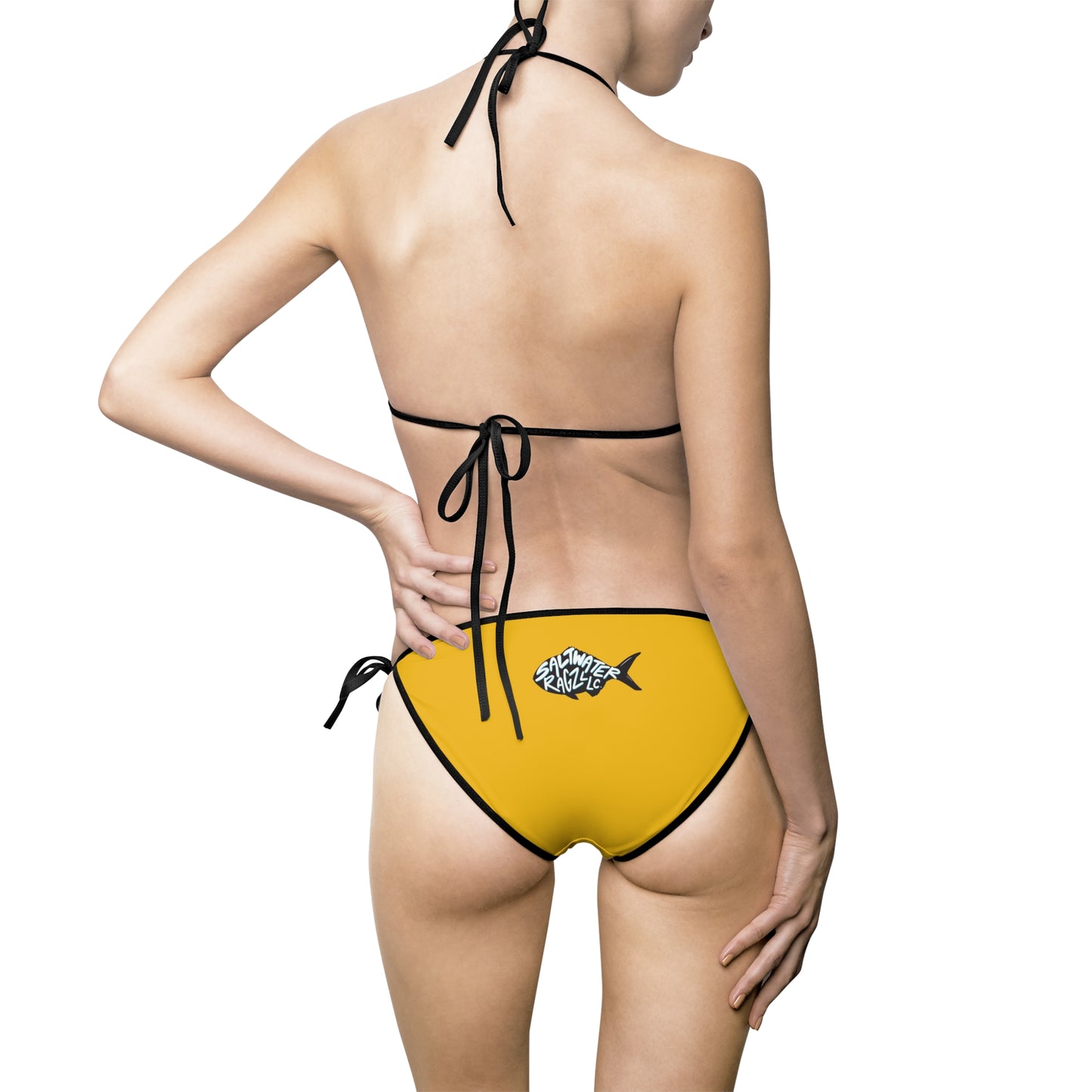 Women's Compass Print Bikini Swimsuit - Perfect for Beach Days & Vacations