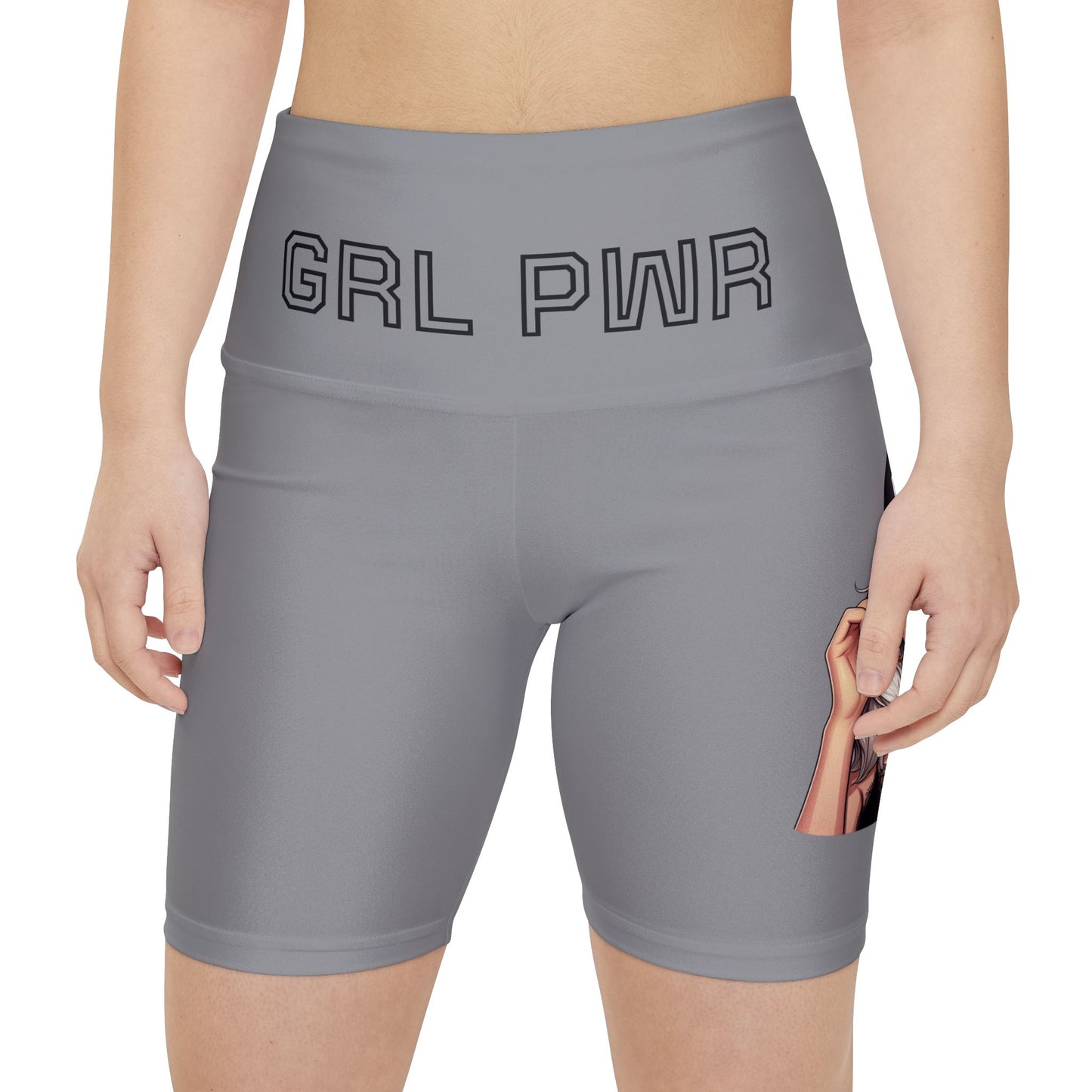 Empowering Women's Workout Shorts | GRL PWR Design | Athletic Comfort