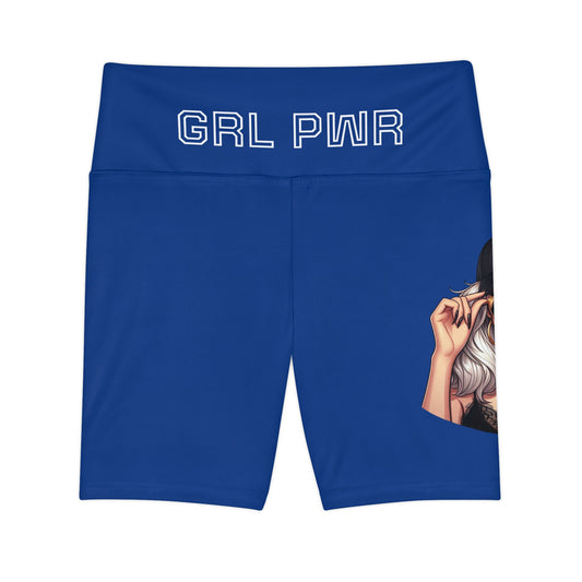 Empowering Women's Workout Shorts | GRL PWR Design | Athletic Comfort