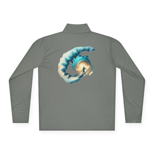 Ocean Adventure Unisex Quarter-Zip Pullover - Perfect for Beach Lovers & Active Lifestyle