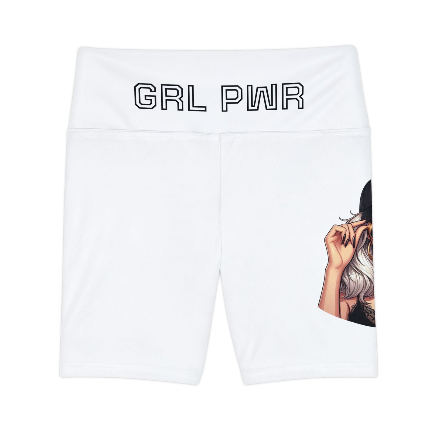 Empowering Women's Workout Shorts | GRL PWR Design | Athletic Comfort