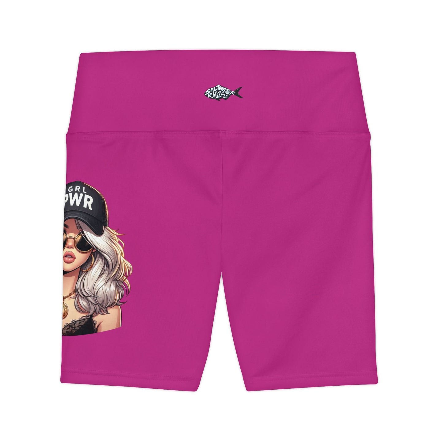 Empowering Women's Workout Shorts | GRL PWR Design | Athletic Comfort
