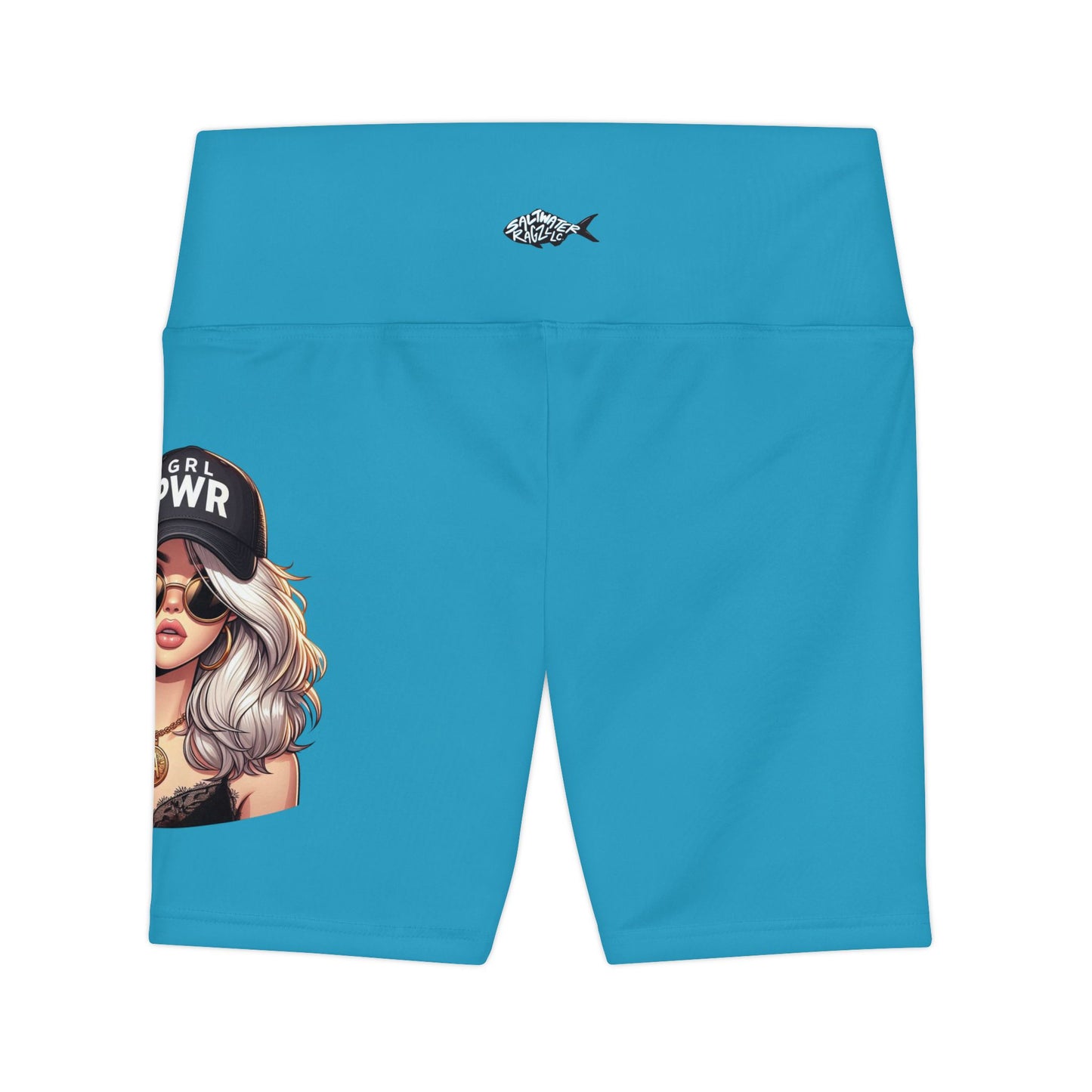 Empowering Women's Workout Shorts | GRL PWR Design | Athletic Comfort