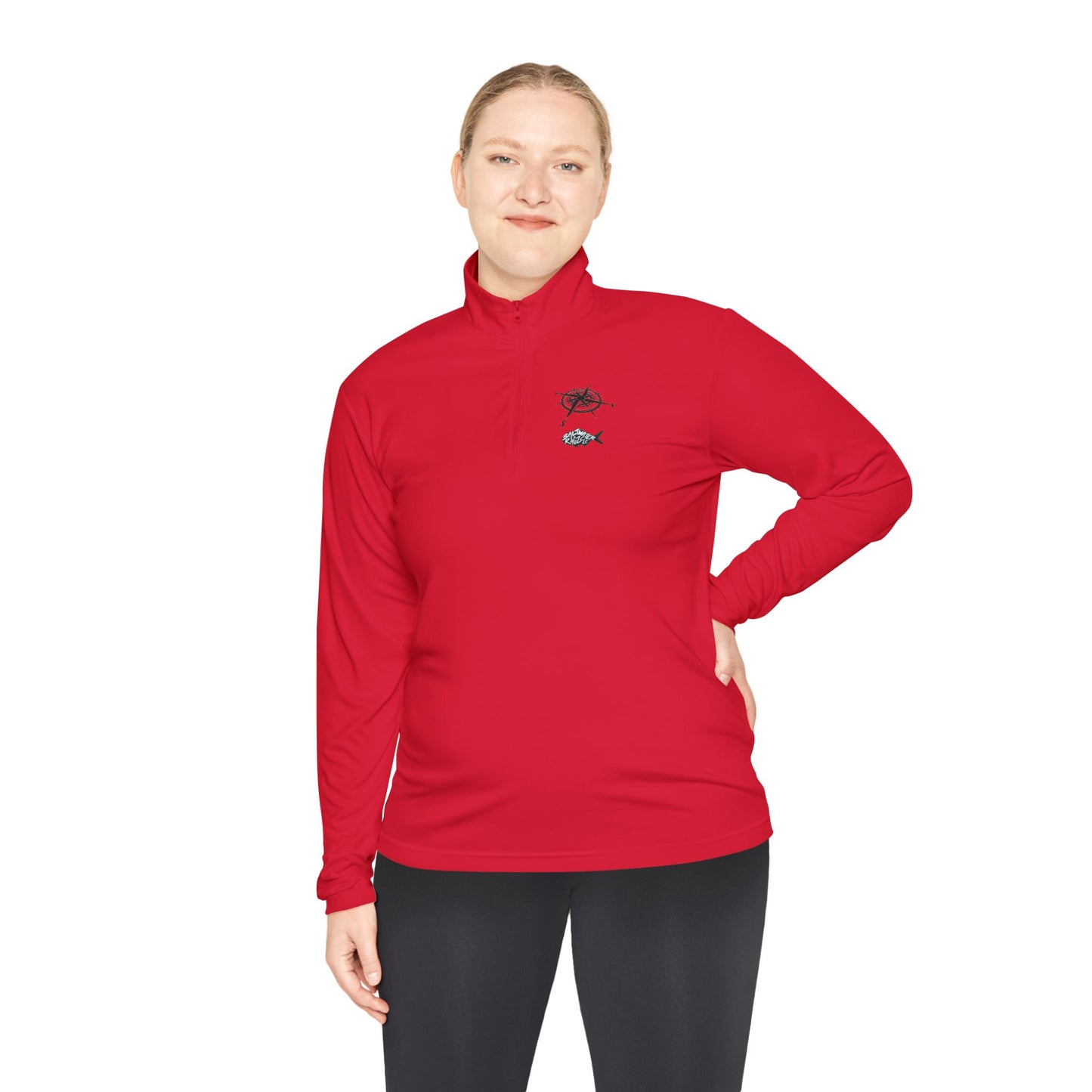 Ocean Adventure Unisex Quarter-Zip Pullover - Perfect for Beach Lovers & Active Lifestyle