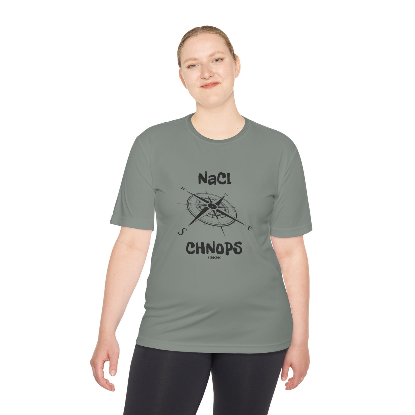 "SALT LIFE" Unisex Moisture Wicking Tee - Science and Adventure Awaits Compass Design