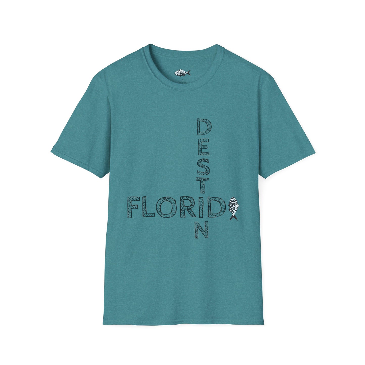 Destin Florida Unisex Softstyle T-Shirt - Casual Beachwear for Ocean Lovers