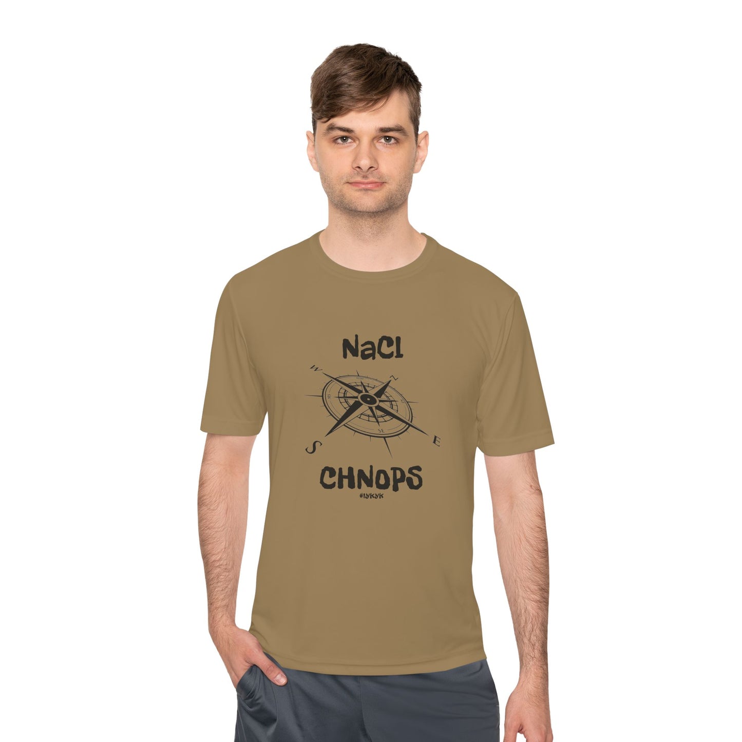 "SALT LIFE" Unisex Moisture Wicking Tee - Science and Adventure Awaits Compass Design