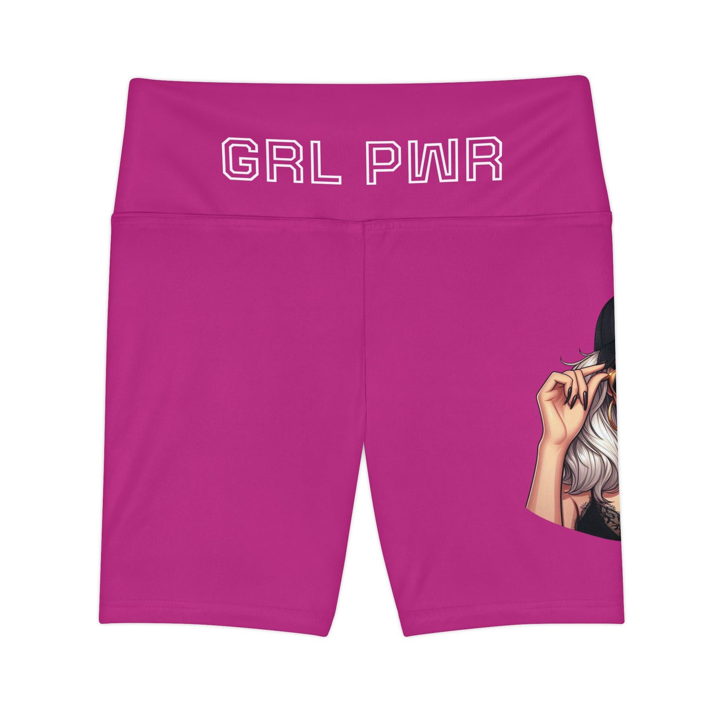 Empowering Women's Workout Shorts | GRL PWR Design | Athletic Comfort