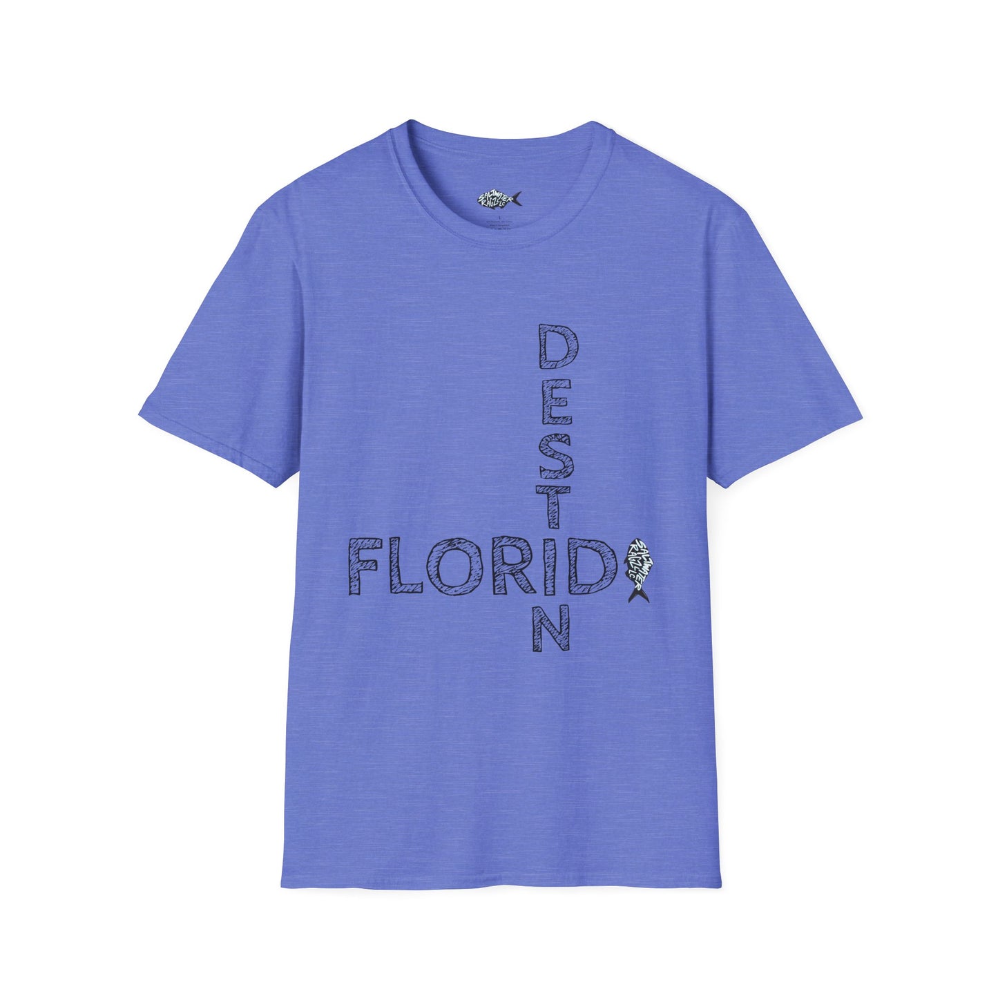 Destin Florida Unisex Softstyle T-Shirt - Casual Beachwear for Ocean Lovers