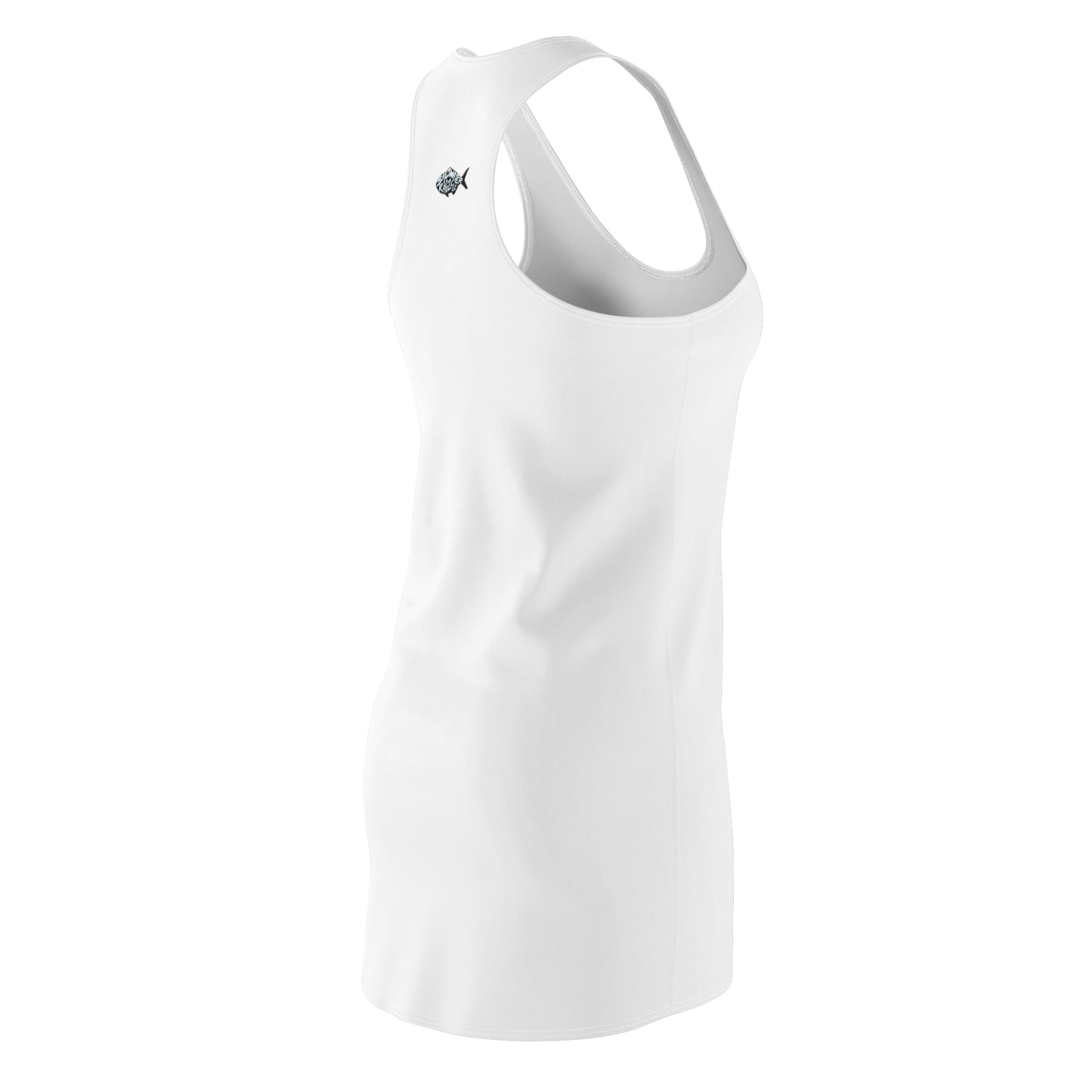 Whimsical Flamingo Design Racerback Dress for Women - Perfect for Beach Days & Summer Celebrations