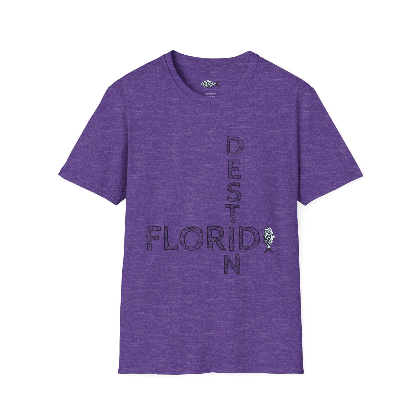 Destin Florida Unisex Softstyle T-Shirt - Casual Beachwear for Ocean Lovers