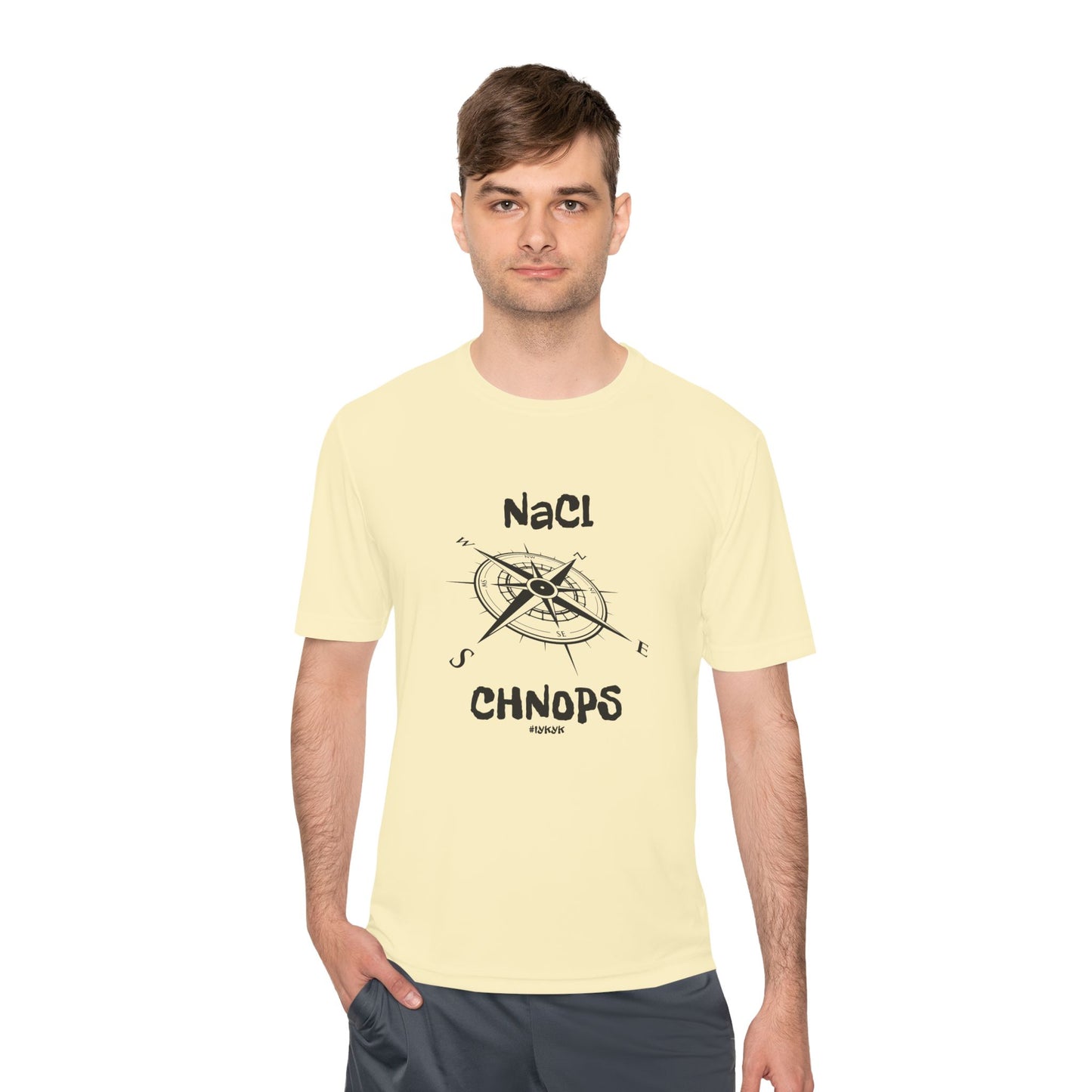 "SALT LIFE" Unisex Moisture Wicking Tee - Science and Adventure Awaits Compass Design